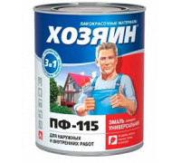Эмаль ПФ-115 универсальная Хозяин